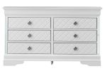 Glory Furniture Verona G6790-D Dresser , Silver Champagne - as Pic