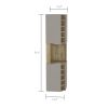Obregon Corner Bar Cabinet, Ten Built-in Wine Rack, Single Door Macadamia / Taupe - as Pic