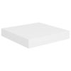 Floating Wall Shelves 4 pcs White 9.1"x9.3"x1.5" MDF - White