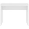 Desk White 35.4"x15.7"x28.3" Engineered Wood - White