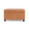 ISABELLA Storage Ottoman, PU - as Pic