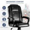 Big and Tall Home Office Chair for Adults,Computer Desk Chair, Comfortable Gaming Chair for 8 Hours Design,Heavy Duty 400 LBS,Black - as Pic