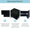 ON-TREND Unique Design Coffee Table with 4 Hidden Storage Compartments, Square Cocktail Table with Extendable Sliding Tabletop 31.5"x 31.5"