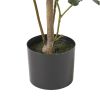 47 Inch Artificial Laurel Tree - Green - Iron+Plastic