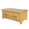 Wardrobe with 1 Drawer 35.4"x20.5"x72" Solid Oak Wood - Brown