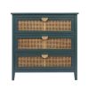 Natural Rattan 3 Drawer Dresser