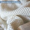 100% Cotton Waffle Weave Throw Blanket 50x60 inch