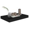 Floating Wall Shelves 4 pcs Black 15.7"x9.1"x1.5" MDF - Black