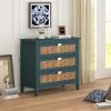 Natural Rattan 3 Drawer Dresser