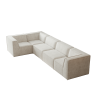 106*106" Chenille Modular L Shaped Sectional Sofa,Luxury Floor Couch Set,Upholstered Indoor Furniture,Foam-Filled Compressed Sofa