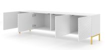 Surf 200 TV Stand white matt / white gloss - Default