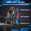Sweetcrispy Gaming Chair - PU Leather Computer Chair Ergonomic Office Chair with Lumbar Support