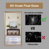 32"*71"Full body floor mirror - elegant frame design, durable structure - essential for bedrooms, clothing stores, salons - as Pic