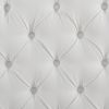 Marcella Upholstered Shelter Headboard Bed Set, King, Bright White Polyester - as Pic
