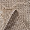 LOOM & LUXE Collection 5X7 Cream /Trellis Indoor/Outdoor Area Rug - as Pic