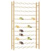 Wine Rack for 72 Bottles Gold Metal - Gold