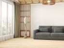 83" Modern Sofa Couches for Living Room, 3 Seater Sofa with Detachable Cover & double cushioning, Haze - as Pic