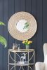 D31.3x2" Round Mirror, Wall Mounted Mirror Home Decor for Bathroom Living Room - as Pic