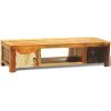 TV Stand with 2 Doors Reclaimed Wood Vintage - Brown