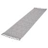 LOOM & LUXE Collection 2X8 White /Geometric Indoor/Outdoor Area Rug - as Pic