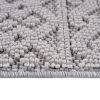 LOOM & LUXE Collection 2X8 White /Geometric Indoor/Outdoor Area Rug - as Pic