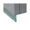 Ria Modern & Contemporary Style Built in LED Style Coffee Table in Gray color Made with Wood & Glossy Finish - as Pic