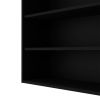 Floating Shelf Meeker, Kitchen, Black - Black - Material