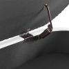 White Oval Ottoman