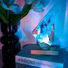 Resin Ocean Lamp,Shark and Diver resin wood lamp, Ambient Night Light, Holiday Christmas Gifts - ship