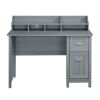 Techni Mobili Classic Office Desk with Storage, Grey - as pic
