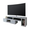 Techni Mobili Adjustable TV Stand Console for TV's Up to 65" - as pic