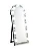 Noralie II Mirrored & Faux Diamonds Floor Mirror - as Pic