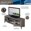 Techni Mobili Grey Driftwood TV Stand - as pic