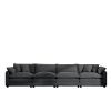 Corduroy Sofa , Modern Upholstered 4 Seater Corduroy Fabric Sofa , Office Living Room Apartment Comfortable Sofa