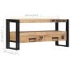 TV Stand 39.4"x11.8"x17.7" Solid Wood Mango - Brown