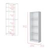 Bookcase Benzoni, Office, White - White
