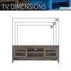 Techni Mobili Grey Driftwood TV Stand - as pic