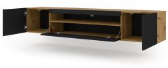 Aura - TV Stand 200 artisan oak / black - Default