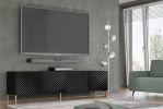 Surf 200 TV Stand black matt / black gloss - Default