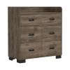 Neptune Dresser, Four Drawers, Four Legs, Superior Top - White
