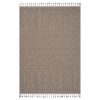 LOOM & LUXE Collection 5X7 Natural /Traditional Indoor/Outdoor Area Rug - as Pic