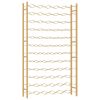 Wine Rack for 72 Bottles Gold Metal - Gold