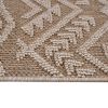 LOOM & LUXE Collection 5X7 Natural /Traditional Indoor/Outdoor Area Rug - as Pic