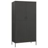 Wardrobe Anthracite 35.4"x19.7"x70.9" Steel - Anthracite