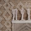 LOOM & LUXE Collection 2X8 Natural /Traditional Indoor/Outdoor Area Rug - as Pic
