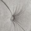 Marcella Upholstered Shelter Headboard Bed Set, King, Silver Grey Polyester - as Pic
