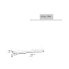 Greer Floating Shelf in Melamine x2,Taupe - as Pic