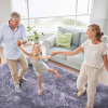 LOOM & LUXE Area Rug 6x9 - Area Rugs for living room, bedroom, kitchen (Anthracite, 6' x 9') - as Pic