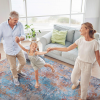 LOOM & LUXE 9x12 Area Rug for Living Room - Area Rugs for living room, bedroom, kitchen (Multi, 9' x 12') - as Pic