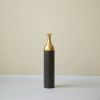 Black and Gold Metal Vase Set of 3 Floor Vases Ideal for Mother's Day Gift Wedding Decoration Elegant Floral Display - as Pic